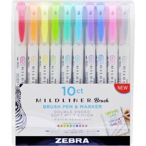 ZEBRA Mildliner Pens (10 count)